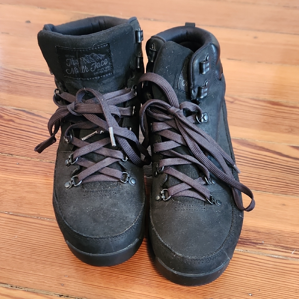 The North Face Black Hiking Boots